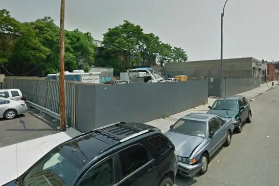 The future site of Gowanus' newest boutique hotel. Via Google maps